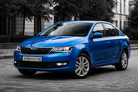 Какой аккумулятор подходит для Skoda Rapid I Рестайлинг 2017 - 2020 1.4 MT (90 л.с.)