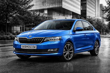 Какой аккумулятор подходит для Skoda Rapid I Рестайлинг 2017 - 2020 1.6 MT (116 л.с.)